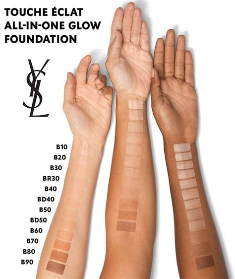 fake ysl touche eclat foundation|ysl touche eclat colour chart.